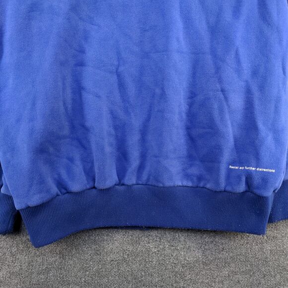 Ciano Farmer Men's Full Zip Hoodie Sweatshirt 3XL Long Sleeve Blue Embroidered - Picture 7 of 15